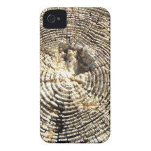 Madera resistida iPhone 4 Case-Mate protectores