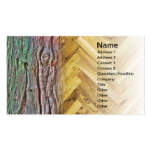 Madera y entarimado plantillas de tarjetas de visita