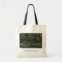Maderas del Bluebell del bosque Bolsas De Mano