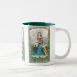 Madonna con el niño de Cristo Taza De Café