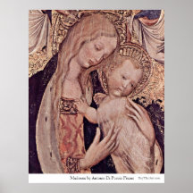 Madonna de Antonio Di Puccio Pisano Impresiones