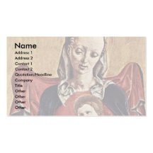 Madonna de Tura Cosmè Plantilla De Tarjeta De Negocio