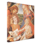 Madonna del Magnificat, Botticelli, renacimiento Impresión En Lona Estirada