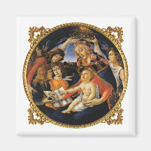 "Madonna del Magnificat " Iman Para Frigorífico