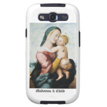Madonna y caja de la galaxia s del niño samsung galaxy SIII funda