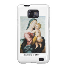 Madonna y caja de la galaxia s del niño samsung galaxy SII fundas
