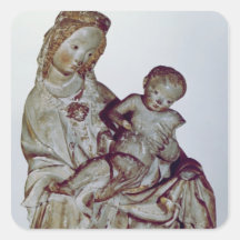 Madonna y niño, conocidos como el Krumauer Pegatinas