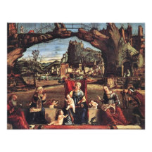 Madonna y San Juan Bautista Enthroned a la izquier Anuncios
