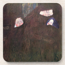 Madre con los niños de Gustavo Klimt Posavasos
