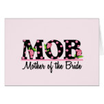 Madre de las letras del tulipán de la novia (MOD) Felicitación