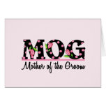 Madre de las letras del tulipán del novio (MOG) Felicitación