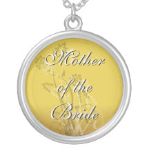 Madre del boda floral del oro del collar de la nov