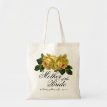 Madre del favor floral del boda del tote de la nov bolsas lienzo