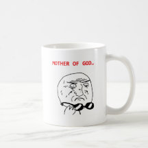 madre del meme de dios taza de café