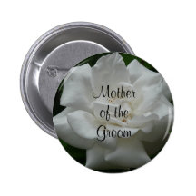Madre del novio, rosa blanco pin