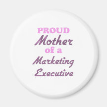 Madre orgullosa de un ejecutivo de marketing imanes  
