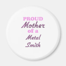 Madre orgullosa de un metal Smith Iman De Frigorífico