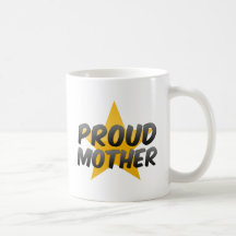 Madre orgullosa tazas de café