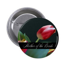 Madre pintada rojo del tulipán de la novia