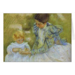Madre que juega con su niño. c.1897, Maria Cassat Felicitaciones