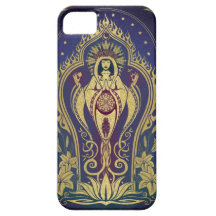 Madre sagrada - altares serie, Cristina McAlliter iPhone 5 Case-Mate Coberturas