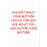 madre tarjeta postal