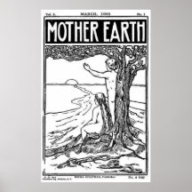 madre tierra revista poster de la cubierta de marz