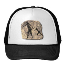 Madre y niño-piedra gorra