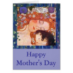 Madre y niño por Klimt Felicitación