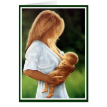 Madre y niño tarjetas