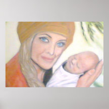 Madre y recién nacido posters