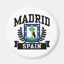 Madrid Imán De Frigorífico