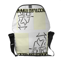 MAFIA DE LA PIERNA DE BOTA BOLSA MESSENGER