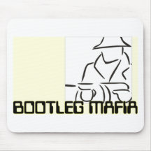 MAFIA DE LA PIERNA DE BOTA TAPETE DE RATÓN