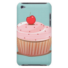 Magdalena con la cereza en el top iPod touch Case-Mate carcasas