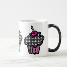 magdalena de la bandera pirata del cráneo del góti taza
