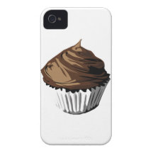 Magdalena del chocolate Case-Mate iPhone 4 cárcasas