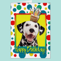 Magdalena del cumpleaños - Dalmatian tarjetas