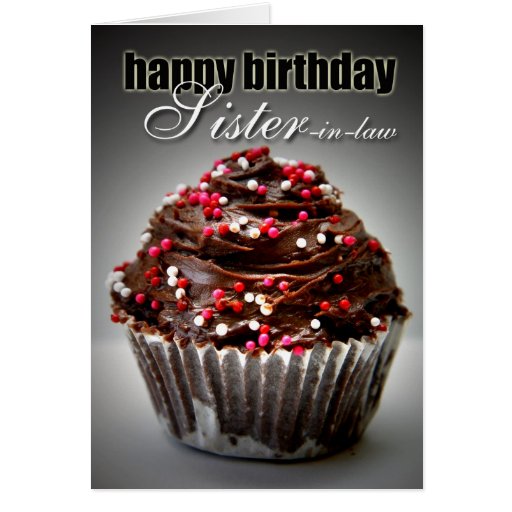 Magdalena del cumpleaños para mi cuñada tarjeta de Zazzle.es