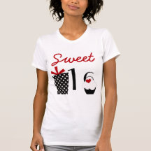 Magdalena del dulce 16 y presente lindos de Polkad Camiseta