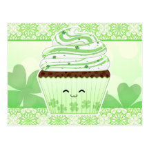 Magdalena linda del día del St Patricks del kawaii Tarjetas Postales