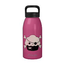 Magdalena linda del pirata botellas de agua reutilizables
