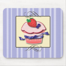 Magdalena Mousepad de la baya del verano Alfombrillas De Ratones