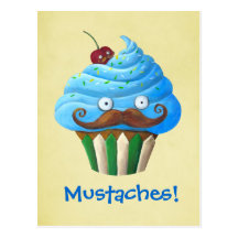 Magdalena Mustached Postales