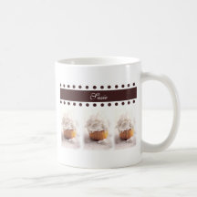 Magdalenas blancas en artículos del negocio del fo taza