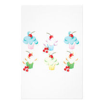 Magdalenas lindas en colores pastel papeleria personalizada