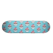Magdalenas lindas en fondo azul patines personalizados
