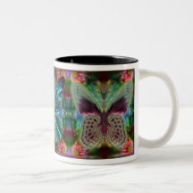 Magia II de la mariposa Tazas De Café