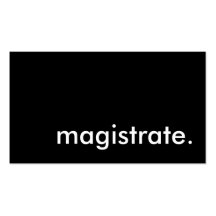 magistrado plantillas de tarjetas de visita