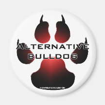Magnet Alternative Bulldog Kühlschrankmagnet